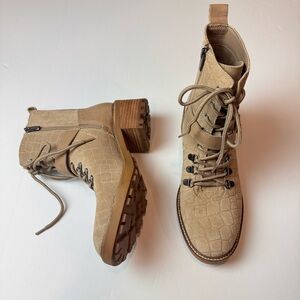 Vince Camuto Kaiander Boots in Truffle Taupe